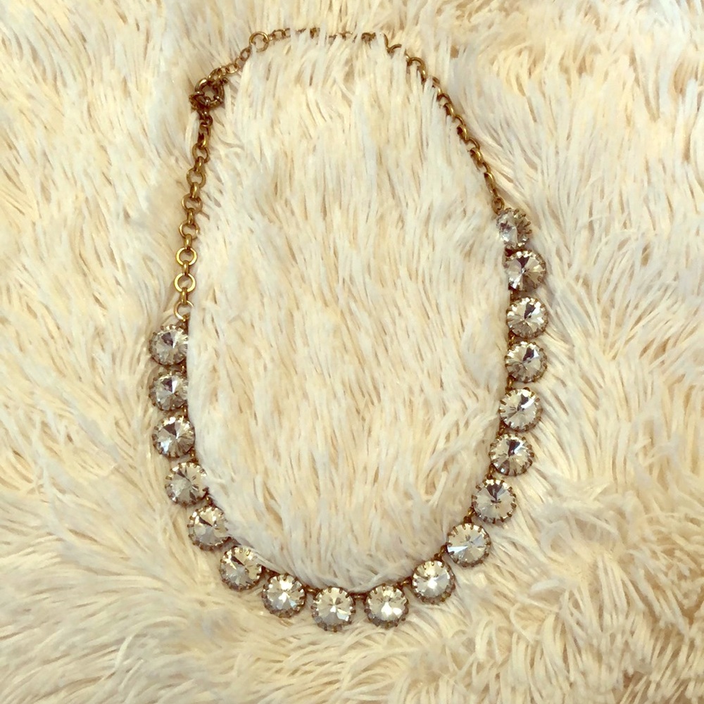 J crew diamond necklace